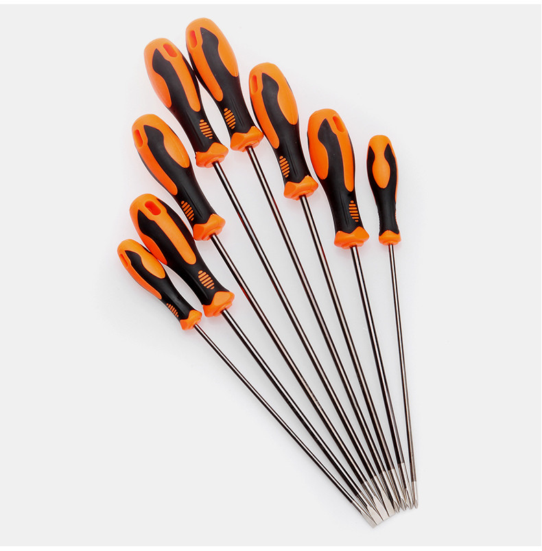 起子缝纫机杆专用长一字加长十字工业级修电脑磁性长柄超长螺丝刀