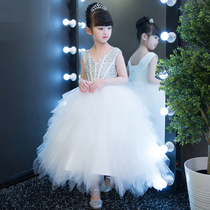 Princess dress childrens dress girl evening dress show flower girl dress flower child dress piano performance dress puffy wedding dress dress
