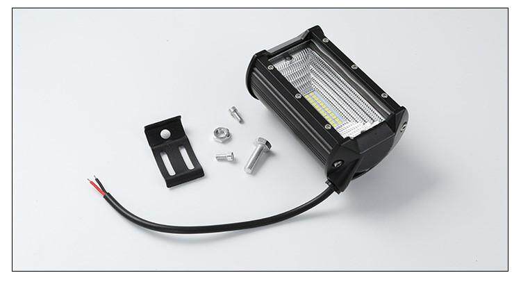 led长条灯12v24汽车越野车中网射灯改装灯光超亮货车前杠强光大灯