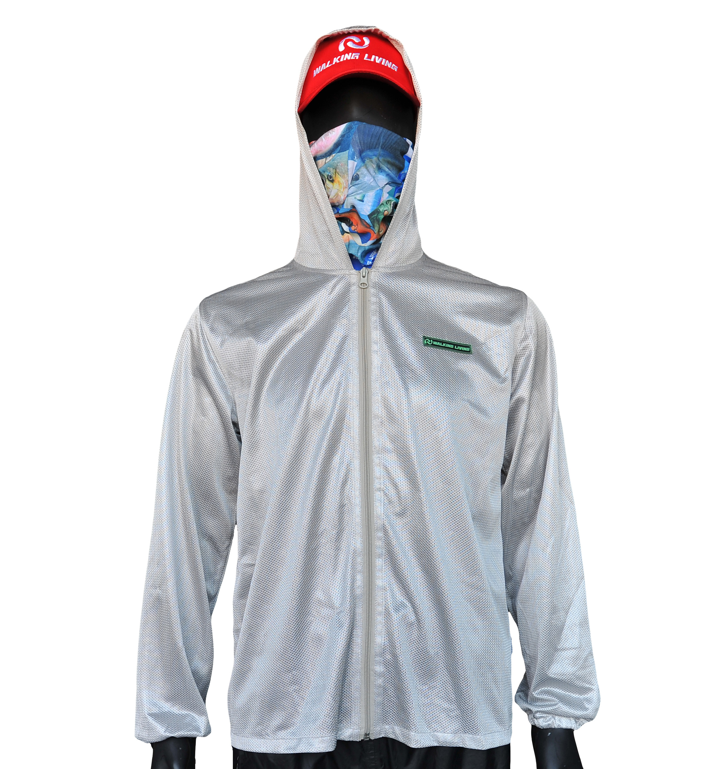 维卡莱林 正品 保真防晒服 大网眼 透气效果强 速干 凉爽 钓鱼服