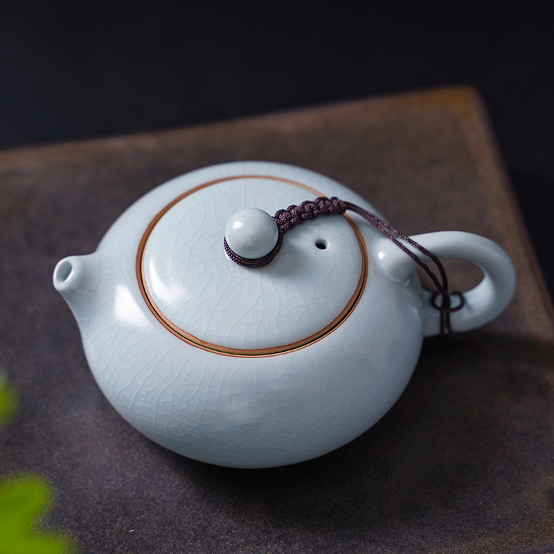 Open the slice your up filter single pot teapot archaize ceramic teapot your porcelain kung fu tea set little teapot teacup