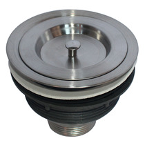 Stainless steel sink water sink single head kitchen washing basin lifting cage water drain single tank double tank sewer accessories