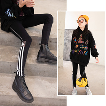 Rain star Rain Yan Girls leggings spring and autumn wear 2021 foreign style Korean version of the tide brand childrens womens middle and large childrens pants tide