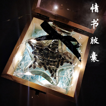 Capsule love letter wishing bottle to send boyfriend and girlfriend romantic surprise gift Special practical creative Tanabata birthday gift