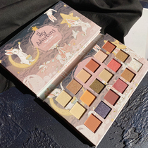 ins Super fire big sequin glitter Pearl eye shadow 18 color Earth parity eye shadow plate student Net red domestic makeup