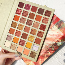 Net red Big Eye Shadow plate ins Super fire 35 color mashed potatoes texture flash beads waterproof parity domestic sequins students