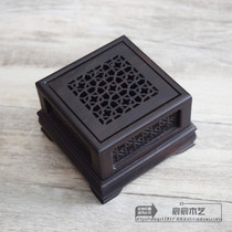 Purple Light Sandalwood Spiced Wood Pan Incense Box Sandalwood Stove Tower Incense Stove Smoked Incense Stove Double Hollowed-out Incense Box Multi-Style
