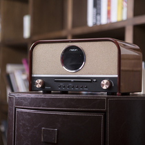 neonMCB800CD machine Bluetooth audio Home Radio One retro mini wooden wireless Bluetooth speaker