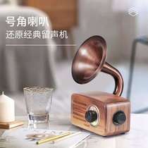 neon ms125 Bluetooth audio home desktop portable subwoofer solid wood mini speaker speaker