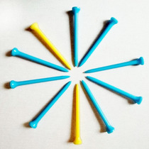 Golf accessories Standard plastic Tee Various lengths Multiple colors randomly Issue 10 Fitted Ball Tee