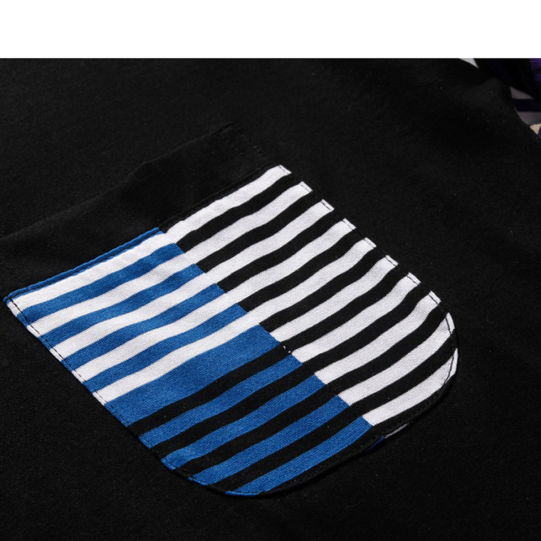 【专柜同款】柒牌男装2015夏季新品男士V领撞色短袖T恤806T5520