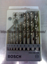 Bosch HSS High Speed Steel 10-piece Set Hemp Drill 1 0mm-10mm