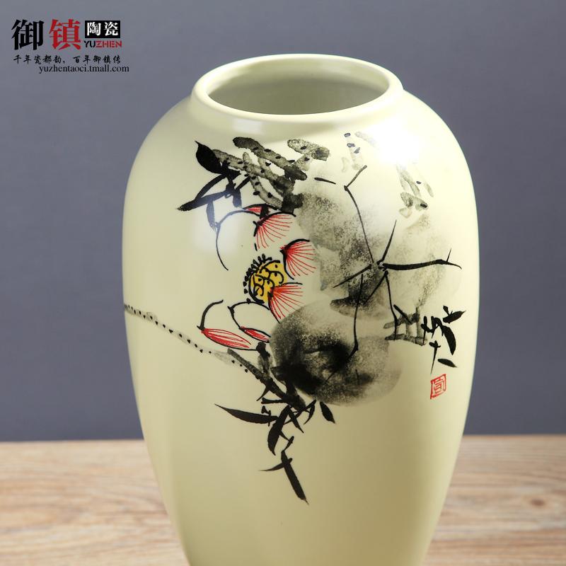 Jingdezhen Chinese I and fashionable household act the role ofing is tasted furnishing articles creative arts hand - made ceramics vase sitting room decoration