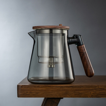 Floating cup tea cup cup cup cup of high-end glass cup thickening tea cup heat-resistant tea separation filter kung fu tea set