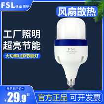 Foshan lighting high power LED bulb workshop lighting ultra bright energy saving lamp E27 screw 80W mine lamp