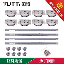 Tute wardrobe door hanging wheel sliding door damping buffer cabinet sliding door pulley Wooden door push-pull roller roller roller T309