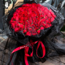 Valentines Day Xiamen 99 red roses bouquet flowers express delivery in the same city delivery proposal confession birthday send flowers