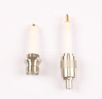 10kV high voltage connector with locking microwave source terminal cable head metal coaxial welding KC25202