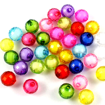 10mm earth beads handmade string beads DIY material acrylic round pearl earth bead beads A material scattering pearl according to jaggi