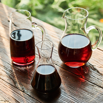 Home single small personality dry red wine wake up device small wine jug