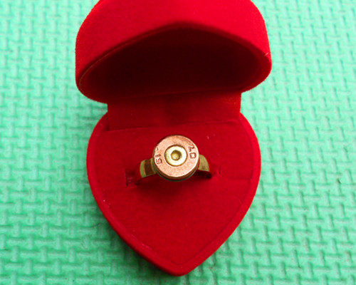 侣对戒创意手工艺迷军嫂礼品男女情品子弹壳戒指军人军_7折现价59.6元