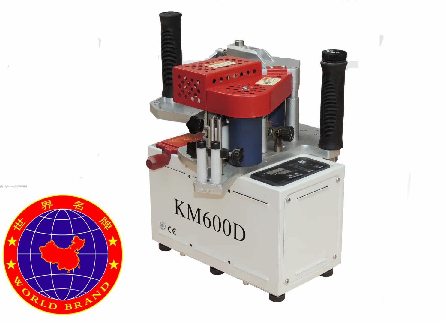 鲁班乐km600d木工双面涂胶手提封边机木工小型封边机便携式封边机板材