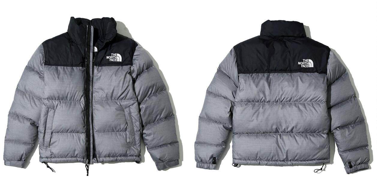 the north face 1996 nuptse tnf暴力橙/蓝/灰北面羽绒服 nj1dj58