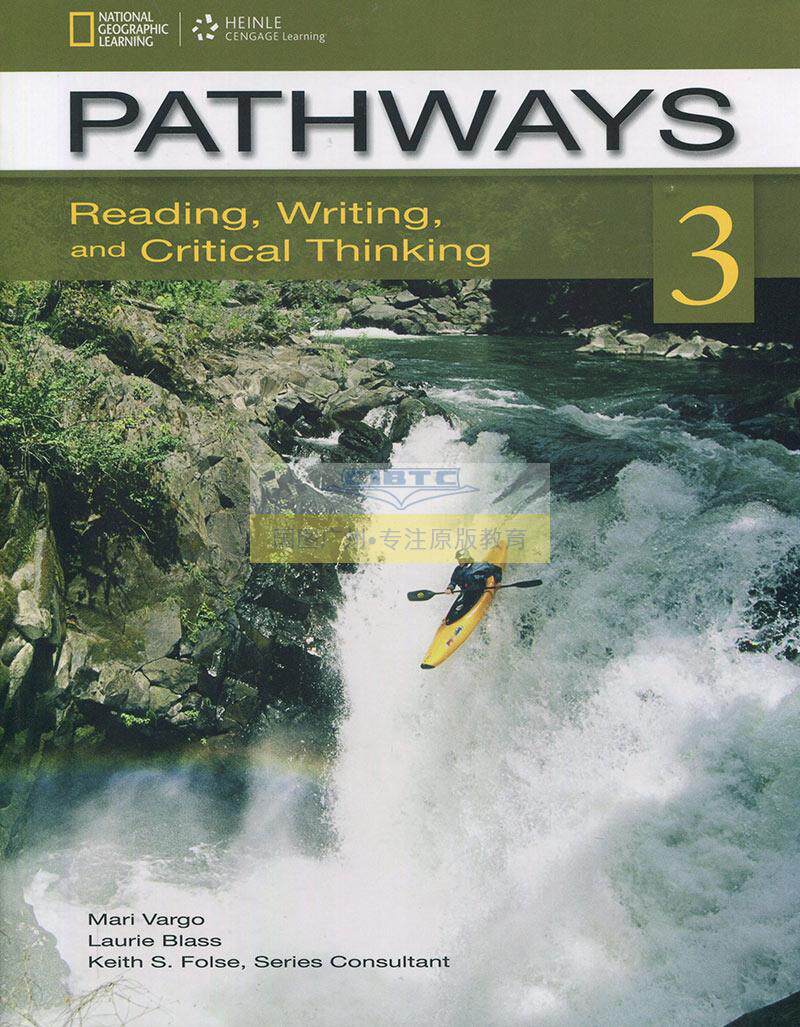 美国国家地理成人英语教材 pathways 3 读,写与批判思维 学生用书带