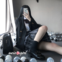 College Ambience Modulation Suit Seductive double-row buckle Orthodoxy JK Student suit Game uniform Western suit jacket
