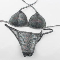 Miss Bikini Fitness Bodybuilding Bikini Race Suit Bikini Suit Styling With Thickened Cup Sequin B04