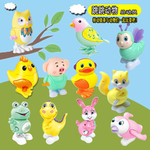 New childrens toys on the chain jumping bird on the chain bird clockwork animal toys small toys on the chain clockwork toys