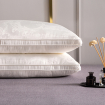 High - end soybean protein fiber pillow - core light luxury 80 wooden antibacterial antibacterial neck pillow