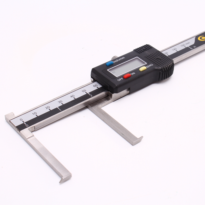 科瑞量内沟槽卡尺刀头内孔内槽内径不锈钢数显游标卡尺10-150包邮