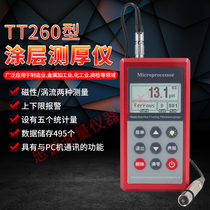 Times TT260 coating thickness gauge Paint Galvanized cladding TT260NF Magnetic and eddy current Thickness Gauge