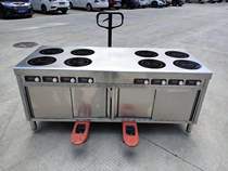 Sezhida commercial multi-head induction cookers 3500w electromagnetic oven energy-saving induction cookers 8 head furnace floor cabinet widening