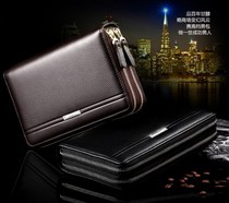 Donbass mens clutch leather business large-capacity handbag Mens business casual handbag wallet