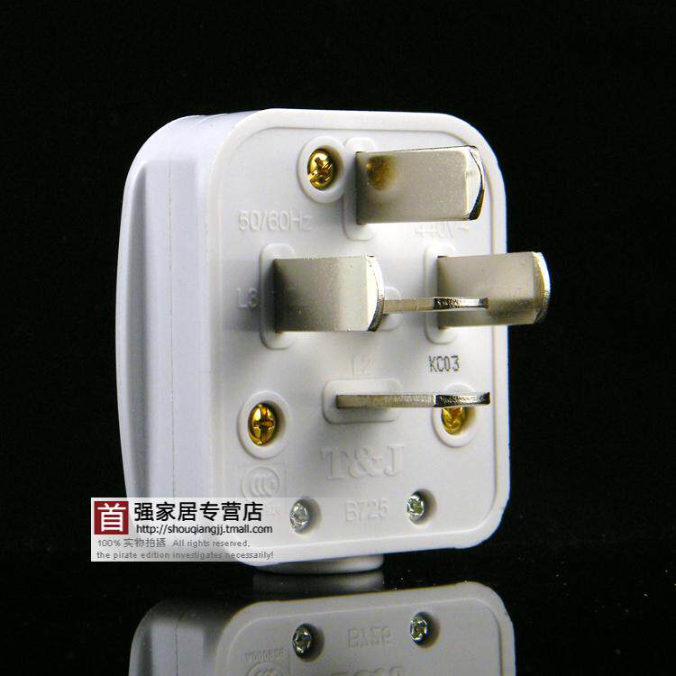 三相五线插头 三相五孔天基电源440v 25a 空调380v 16a大功率工业