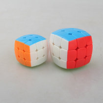 Yongjun bread Rubiks Cube Third-order mini steamed bun-shaped Rubiks Cube Third-order solid color one-handed smooth speed twist children