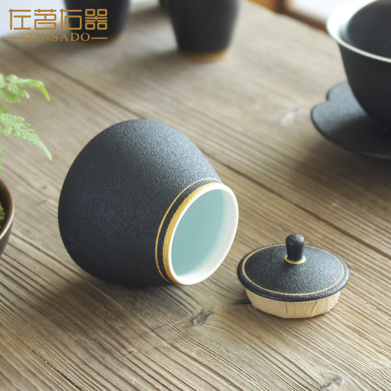 ZuoMing ceramic tea pot right device portable small tea caddy fixings mini portable hand - made household seal pot of tea