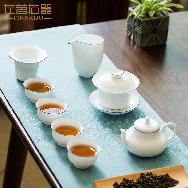 ZuoMing right device master cup jade porcelain cups only kung fu tea set ceramic checking personal single tea cups