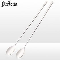 German plazotta stainless steel spoon long handle stir bar cocktail cocktail stick coffee milk tea stir