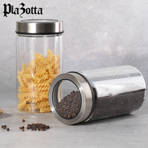 Germany plazotta high borosilicate glass storage sealed jar Food grade household kitchen large capacity storage jar