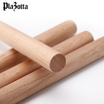 German plazotta beech wood rolling pin pressed Face Stick dumpling roller baking 01343