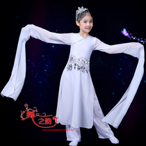 Childrens sleeve dance costume Classical dance performance costume Girl Caiwei performance costume Jinghong Dance girl costume