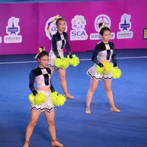 Custom La La exercise suit Cheerleading suit Cheerleading costume Aerobics costume 19 new student adult female