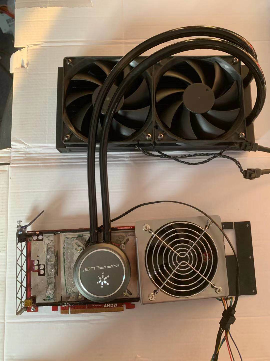 显卡一体水冷 asetek散热器改装 各种型号显卡改造支持amd nvidai