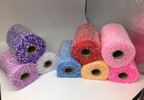 Flower packaging flower wedding car snow dot network factory direct sales