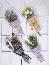 Flower field Gflower packaging material Multi-support bag translucent box floral bouquet bag lover Teachers Day flowers