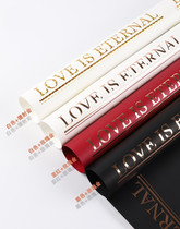 Flowers wrapping paper bronzed aristocratic matt film Waterproof bouquet Packaging English upscale Fancy Paper Flower Shop Materials