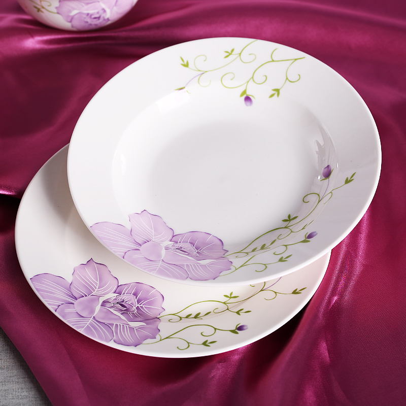 Chinese jingdezhen ceramics tableware portfolio dishes dishes suit household ipads China continental simple gifts